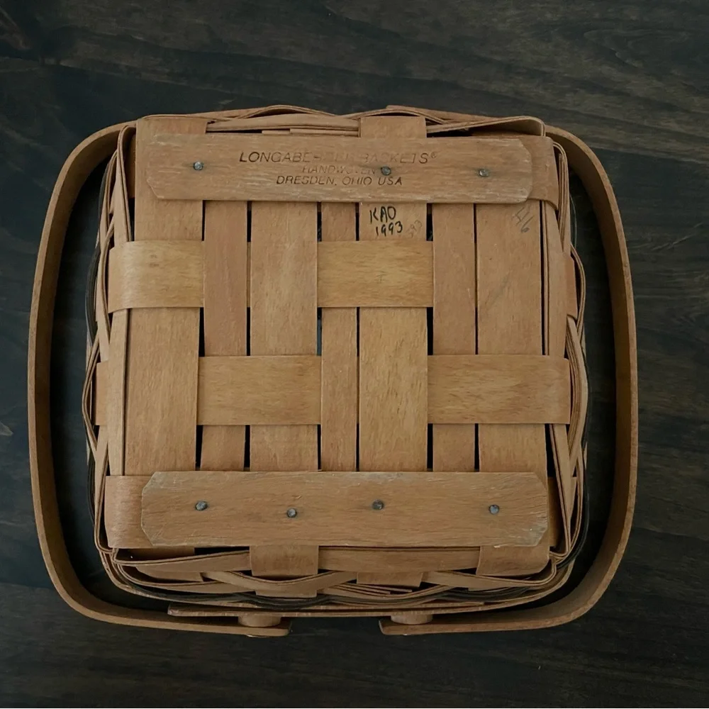 Longaberger Bayberry Basket- Christmas Collection 1993  Edition